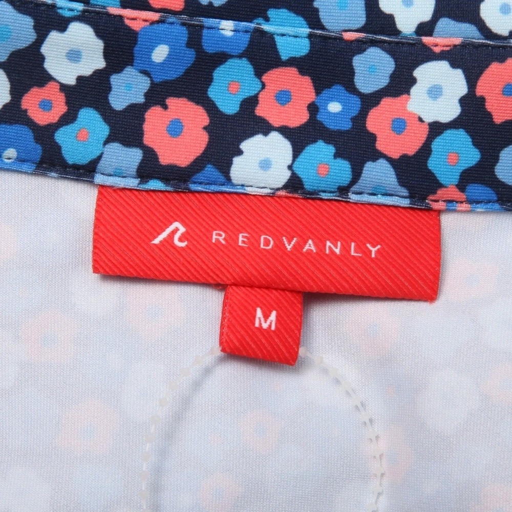 Redvanly Marne Polo Mens Medium Midnight Navy Multi Floral Golf Shirt MSRP $110. - Picture 16 of 16